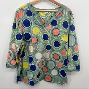 Boden Multicolor Polka Dot Top